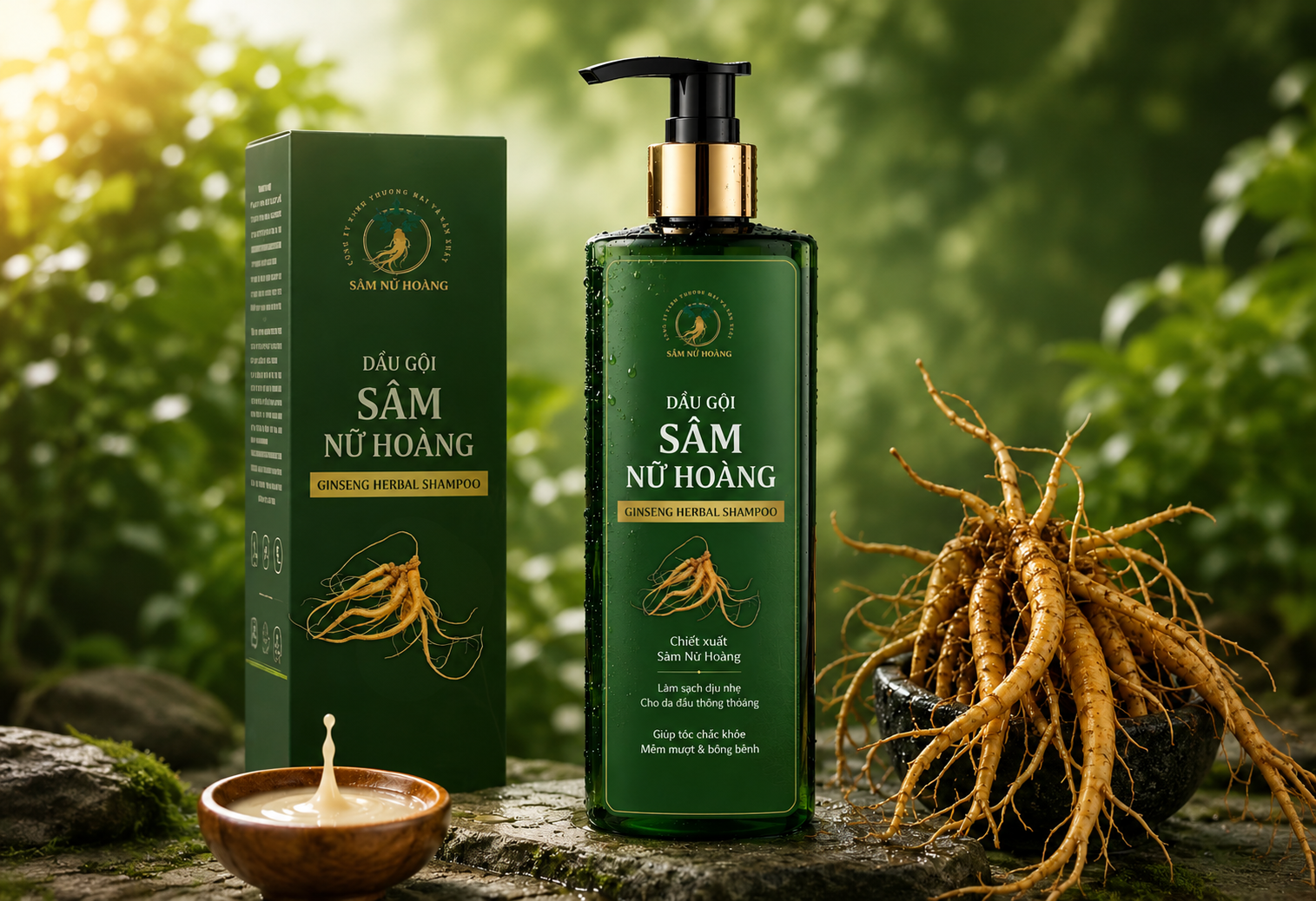 Dầu gội Thảo Dược Sâm Nữ Hoàng